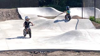 Stacyc 12” and 16” riding skatepark pump track by Koltyn James 98,857 views 1 year ago 7 minutes, 18 seconds