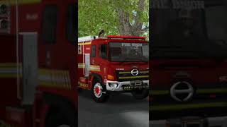 Hino Damkar Menuju TKP Kebakaran Gta SA