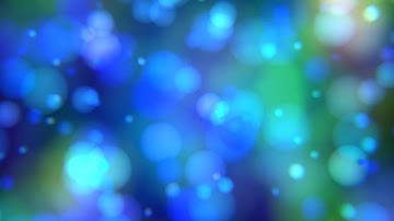 Blue Bubble Bokeh Background Stock Motion Graphics