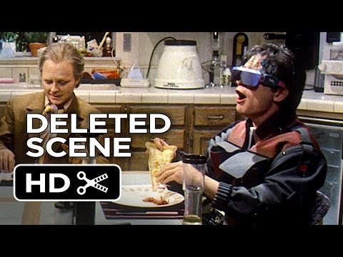 Back to the Future Part II Deleted Scene - Pizza (1985) - Michael J. Fox Movie HD