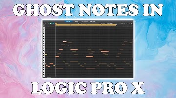 How to View GHOST NOTES in LOGIC PRO X