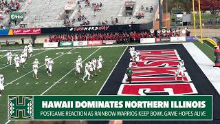 Hawaii Football brings out the belt against NIU, 56-21 — RECAP + HIGHLIGHTS