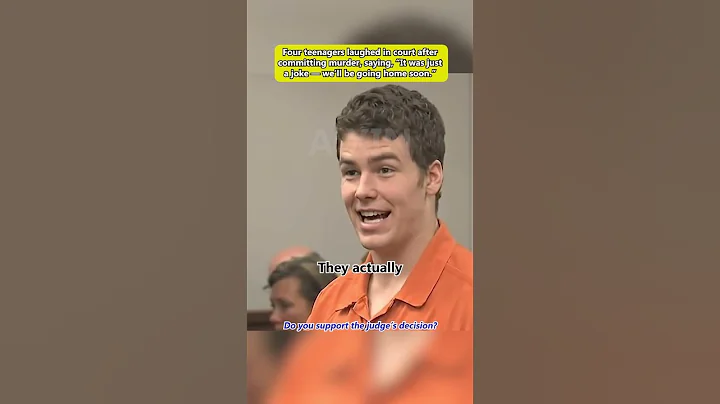 #shorts Four teenagers laughed in court after committing murder, saying, "It was just a joke #crime