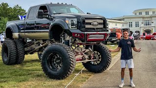 World’s Biggest Dually SHUTS DOWN Car Show at Rick Ross’s $30,000,000 Mansion!
