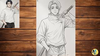 How to Draw Yuta Okkotsu (Jujutsu Kaisen) | Gojo Style Pencil Sketch | Easy Step-by-Step Tutorial