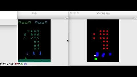 Approximate Q-Learning Agent  Space Invaders CS182