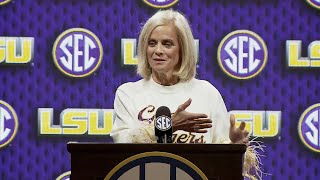 LSU Kim Mulkey at SEC Basketball Tipoff '26