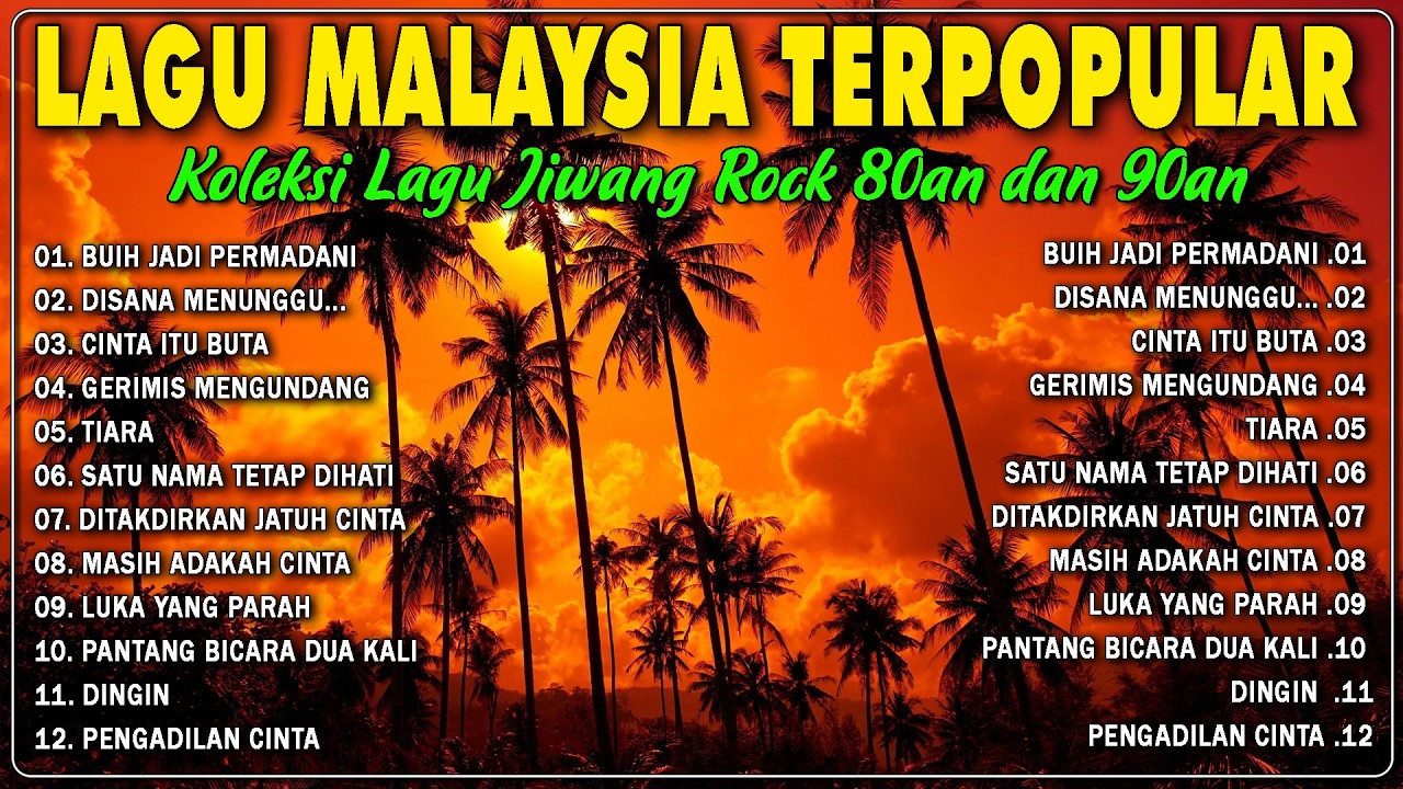 Lagu Malaysia Lama Populer | Lagu Malaysia Full Album Tanpa Iklan🔆