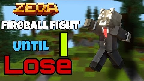 Playing ZEQA Fireball Fight until I lose 