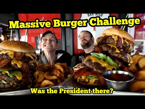 Monster Burger Challenge In The Nations Capitol | Molly Schuyler | manvfood