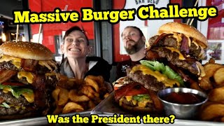 Monster Burger Challenge In The Nations Capitol | Molly Schuyler | manvfood