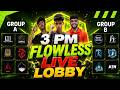 🏆 T1 LOBBY LIVE 🔴 FLOWLESS PAID SCRIMS | BEST FF MAX TEAMS IN ACTION ⚡