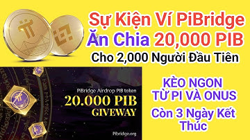Onus & PiBridge Sự Kiện Ăn Chia 20,000 PIB Cho Tất Cả Thành Viên Tham Gia