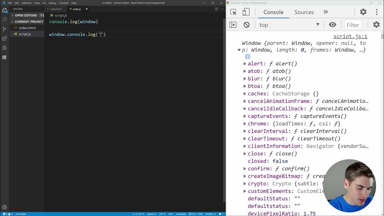 Advanced JavaScript Tutorial - 35 - YouTube