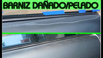 ¿El pulido daña el barniz transparente?