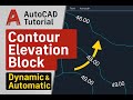 Autocad Lisp Tutorial (Automatic Contour Elevation)