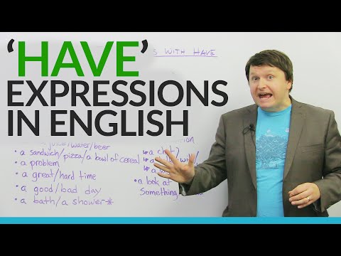 English Expressions with 'HAVE'