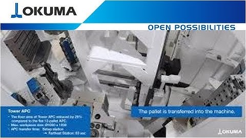 Okuma Horizontal Machining Center MA-600H II with Tower APC