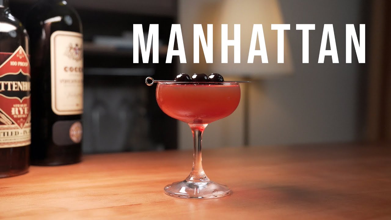 MANHATTAN | МАНХЭТТЕН | Коктейль с виски и вермутом