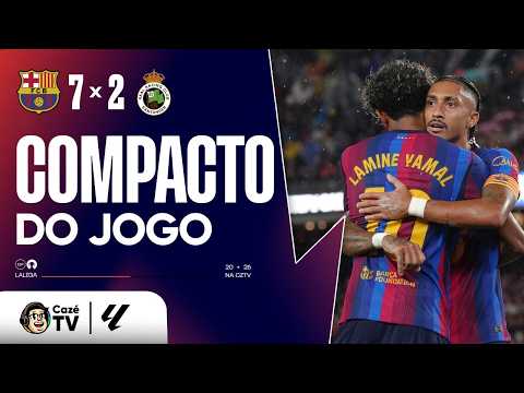 O DIA QUE O BARÇA PODIA TER FEITO 30 A 0! BARCELONA 7 X 2 RACING CLUB | LALIGA 26/27 | COMPACTO
