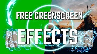 Free Green Screen Cartoon Anime Lightning/Water Motion Effects