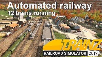 Automated model railway - Trainz