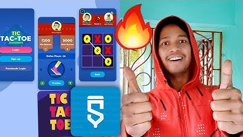 Tik Tak Tok game X - O  project in sketchware #AndroidAppdeveloper #sketchware #Aauraparti