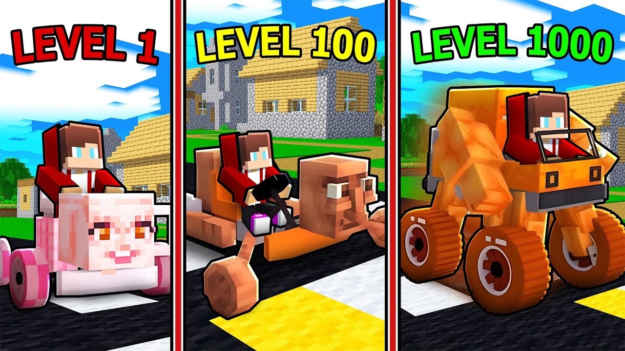 マイゼンとマイキーがブレイロットカーをレベル1000にアップグレード！（マインクラフト）