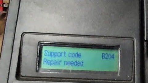Canon G4010 Error Code B204 Troubleshooting