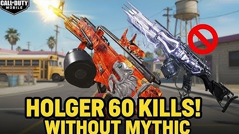 “No Mythic, No Excuses – 60 Kill Holger Domination! 🔥 COD Mobile”
