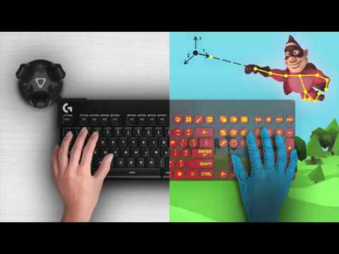 Logitech Bridge uses Vive Tracker to make your keyboard and hands virtual