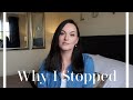 Why I Stopped Making Makeup Videos