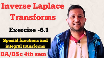 Inverse Laplace transform | Ex 6.1 | BA/Bsc 2nd year math | How to find inverse laplace transform