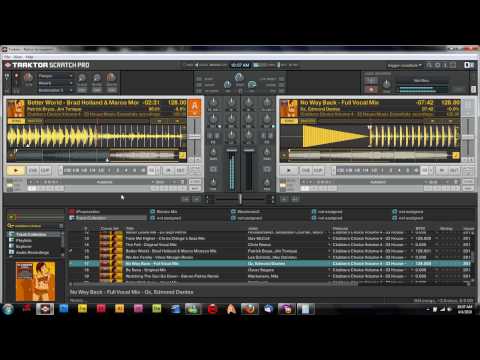 Traktor Mixing Tutorial - Mixing in the break down of a song