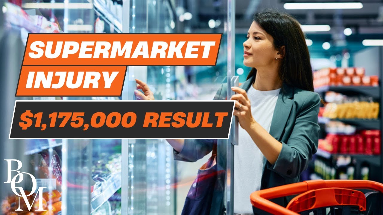 Store Injury Settlement – $1.175M for Shopper Struck by Falling Display