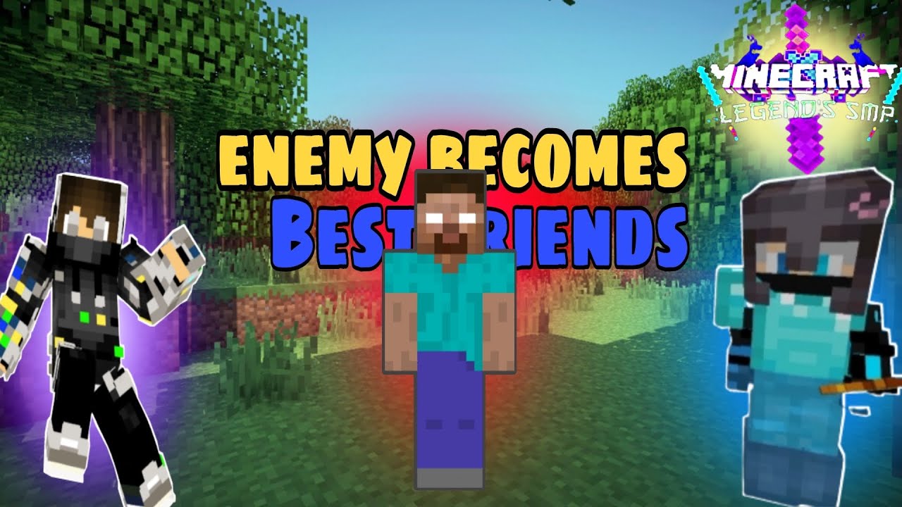 Legend SMP back Enemy becomes best friends trap epic #viral #minecraft ...