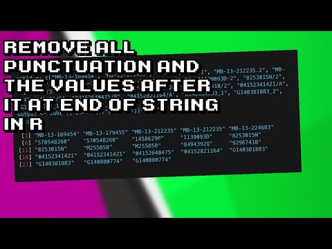 Remove Punctuation and Values in R: Clean Data Like a Pro!