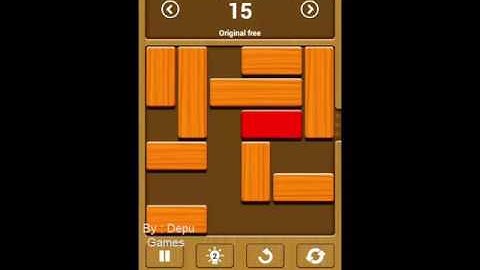 Unblock me Free ( Relax Mode )  Puzzle 14, 15