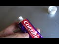 Dentifrice Colgate Défi Zéro Carie 75ml avec neutralisateur d’acides de sucres.