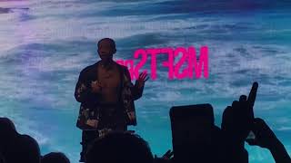 Jaden performing an unreleased song in London 2019