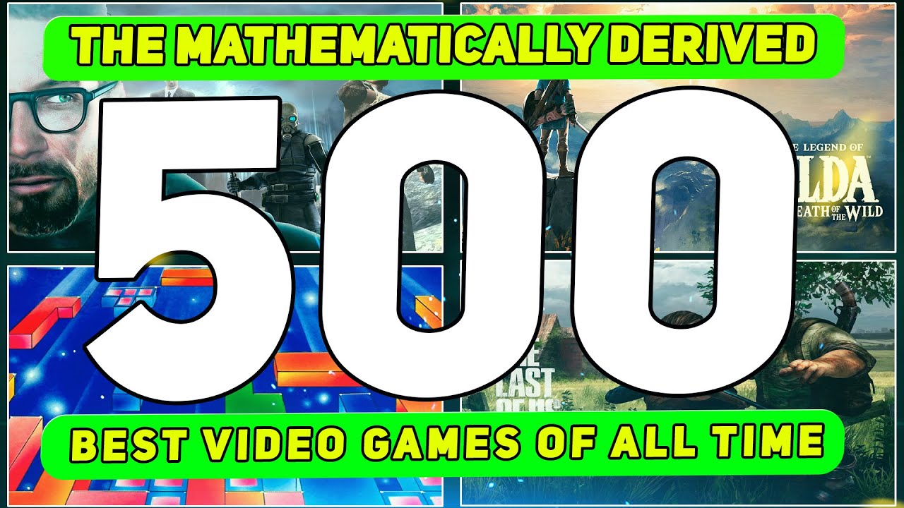 500 Best Video Games of All Time Determined With Math