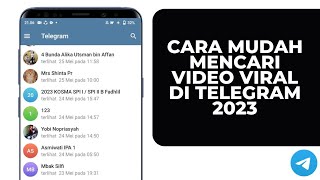 CARA Mudah Mencari Video Viral di Telegram