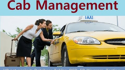 How to make VB net Project   Cab Management   Visual Basic Project   DFD ER Diagram Demo VB112