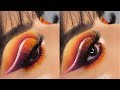 colorful glitter cut crease eyeshadow tutorial!! 🌞