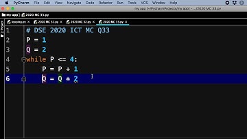 DSE 2020 ICT MC 33 題解 (順便學埋 Python while loop)