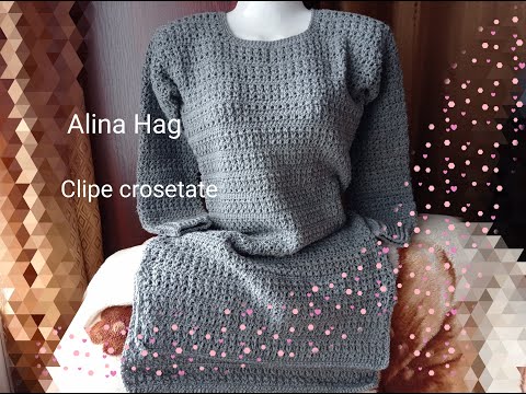 Tunica crosetata ALINA / how to crochet a tunic/ туника крючком