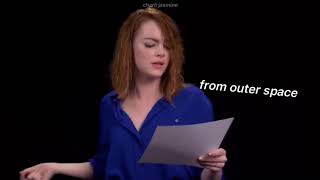 learn the alphabet with emma stone