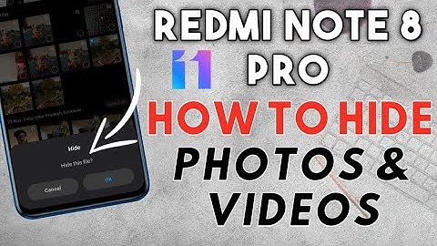 How to Hide Photo & Video in Redmi Note 8 Pro | MIUI 11 & MIUI 10 Hide Photo and Video