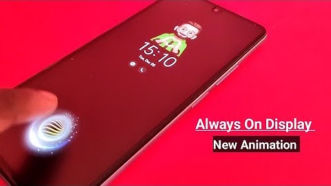 Enable ( Always On Display ) AOD with New Fingerprint Animation - No Root