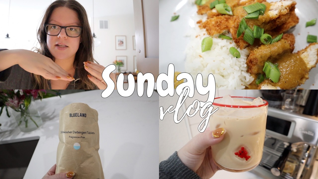 Sunday Vlog: New hair, Sunday routine, mom life, Fave ANIME + DINNER! | Maria Mertens